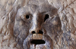 Bocca della Verita, The Mouth of Truth in Rome, Italy